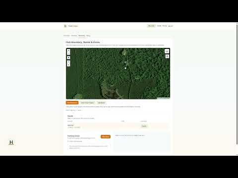 Management Console Overview tutorial for Hunt Ledger hunting club management